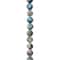Blue &#x26; White K2 Stone Round Beads by Bead Landing&#xAE;, 8mm